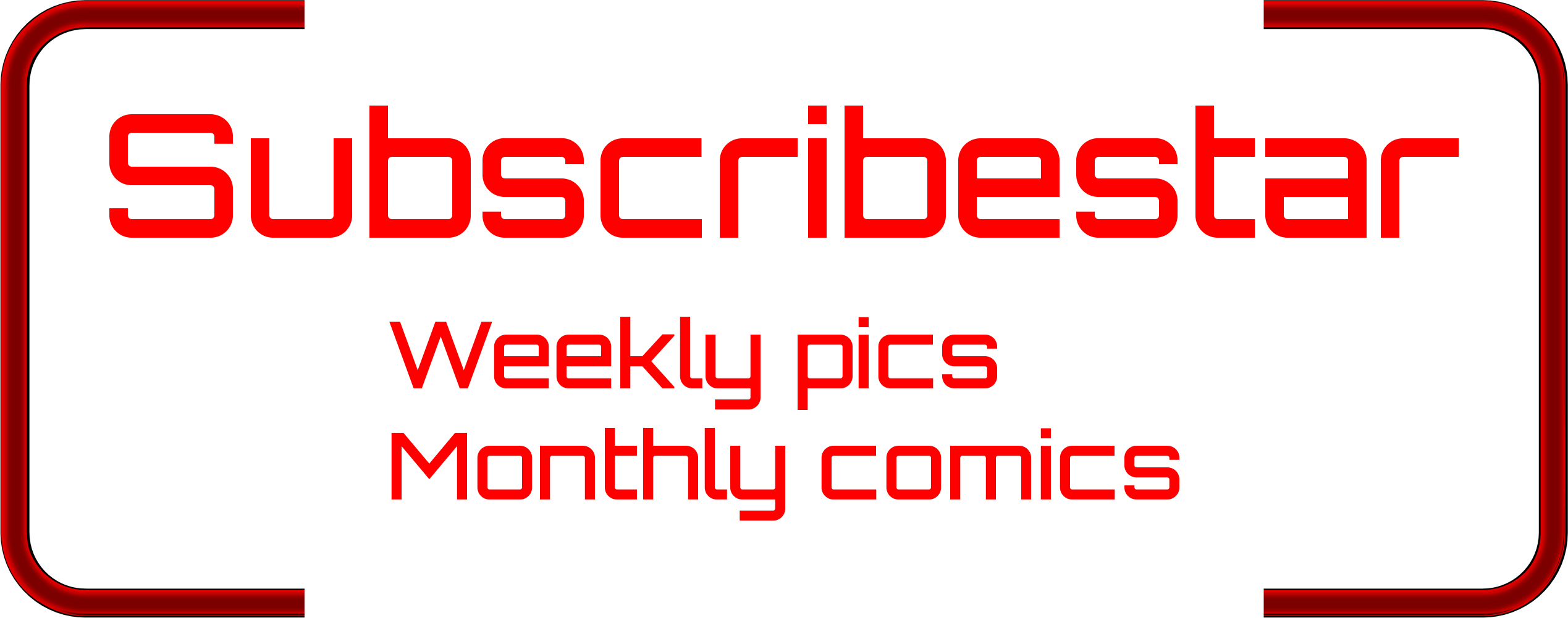 Weekly pics and monthly comics.